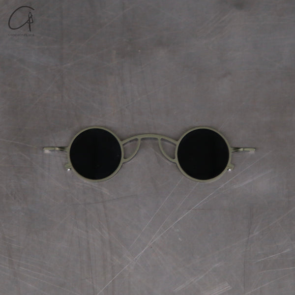 Rigards X ZIGGY CHEN joint copper titanium aluminum detachable double-layer sunglasses RG1911 collection RG-CLIP-MLH dark green frame gray lens